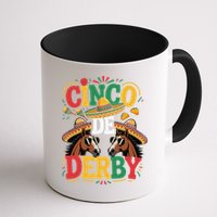 Cinco De Derby Funny Derby De Mayo Taco Horse Racing Mug