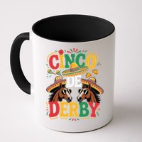 Cinco De Derby Funny Derby De Mayo Taco Horse Racing Mug