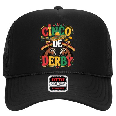 Cinco De Derby Funny Derby De Mayo Taco Horse Racing Hat