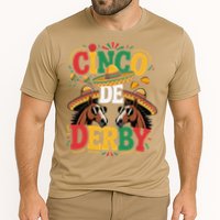 Cinco De Derby Funny Derby De Mayo Taco Horse Racing Cooling Performance Crew T-Shirt