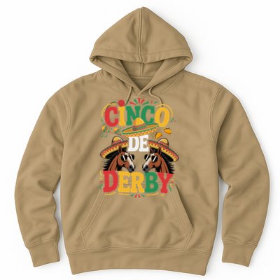 Cinco De Derby Funny Derby De Mayo Taco Horse Racing Hoodie