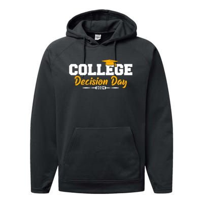 College Decision Day College Reveal Party Acceptance Student Performance Fleece Hoodie