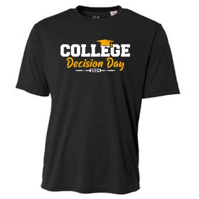 College Decision Day College Reveal Party Acceptance Student Cooling Performance Crew T-Shirt