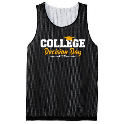 College Decision Day College Reveal Party Acceptance Student Mesh Reversible Basketball Jersey Tank