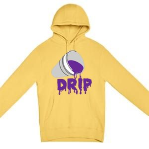 Codeine Dream Drip Purple Hip Hop Rap Social Media Cute Gift Premium Pullover Hoodie