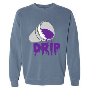 Codeine Dream Drip Purple Hip Hop Rap Social Media Cute Gift Garment-Dyed Sweatshirt