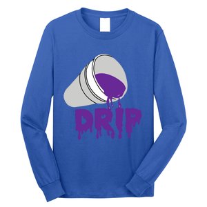 Codeine Dream Drip Purple Hip Hop Rap Social Media Cute Gift Long Sleeve Shirt