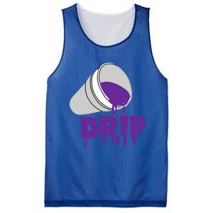 Codeine Dream Drip Purple Hip Hop Rap Social Media Cute Gift Mesh Reversible Basketball Jersey Tank