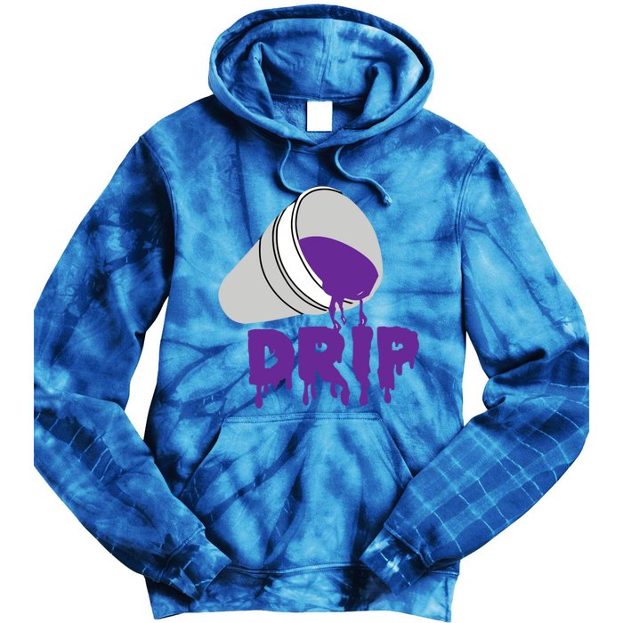 Codeine Dream Drip Purple Hip Hop Rap Social Media Cute Gift Tie Dye Hoodie