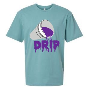 Codeine Dream Drip Purple Hip Hop Rap Social Media Cute Gift Sueded Cloud Jersey T-Shirt