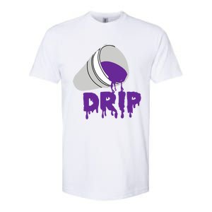 Codeine Dream Drip Purple Hip Hop Rap Social Media Cute Gift Softstyle CVC T-Shirt