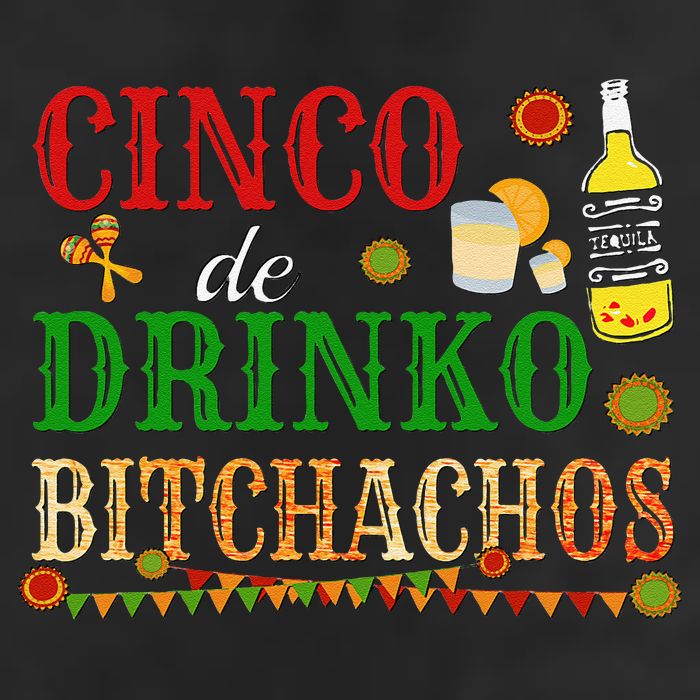 Cinco De Drinko Bitchachos Drinking Adult Drive Performance Visor