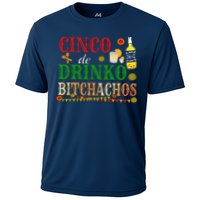 Cinco De Drinko Bitchachos Drinking Cooling Performance Crew T-Shirt