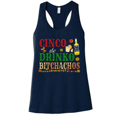 Cinco De Drinko Bitchachos Drinking Womens Tank Top