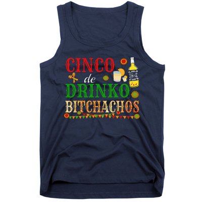 Cinco De Drinko Bitchachos Drinking Tank Top