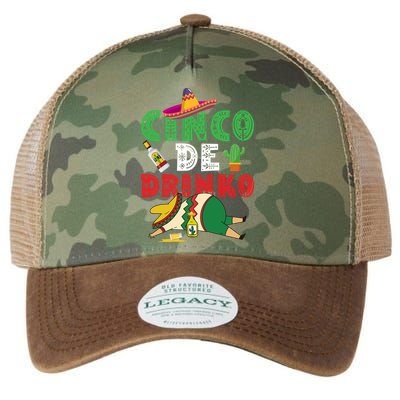 CINCO DE DRINKO Funny CINCO DE MAYO Legacy Tie Dye Trucker Hat