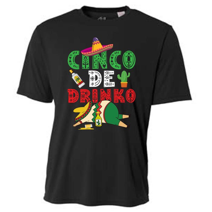 CINCO DE DRINKO Funny CINCO DE MAYO Cooling Performance Crew T-Shirt