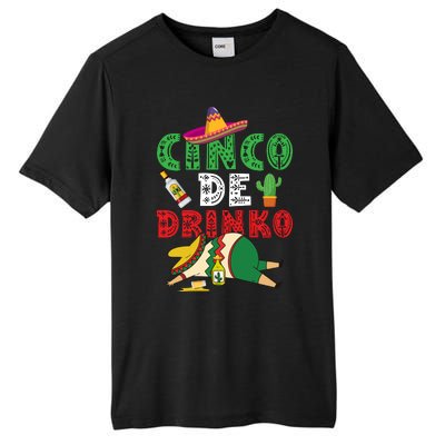 CINCO DE DRINKO Funny CINCO DE MAYO Tall Fusion ChromaSoft Performance T-Shirt