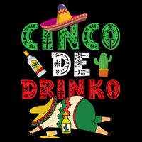 CINCO DE DRINKO Funny CINCO DE MAYO 16 in Basic Backpack
