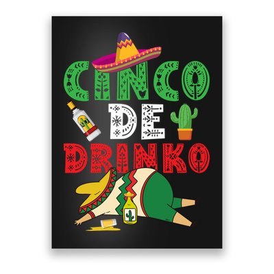 CINCO DE DRINKO Funny CINCO DE MAYO Poster