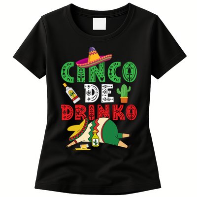 CINCO DE DRINKO Funny CINCO DE MAYO Womens T-Shirt