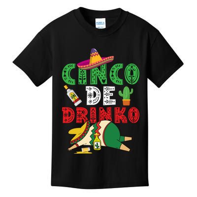 CINCO DE DRINKO Funny CINCO DE MAYO Kids T-Shirt