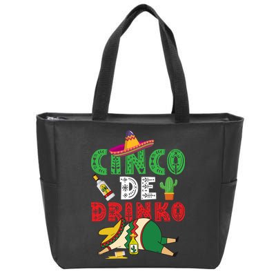 CINCO DE DRINKO Funny CINCO DE MAYO Zip Tote Bag
