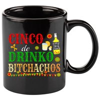Cinco De Drinko Bitchachos M.ens Womens Drinking 11oz C Handle Ceramic Mug
