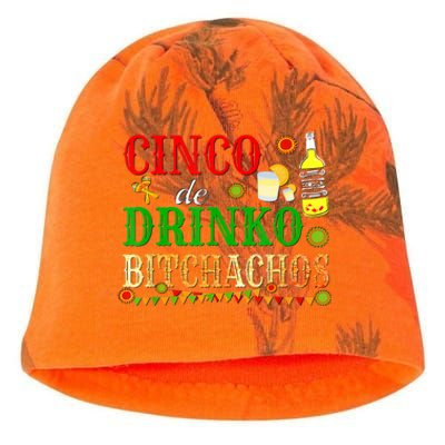 Cinco De Drinko Bitchachos M.ens Womens Drinking Kati - Camo Knit Beanie