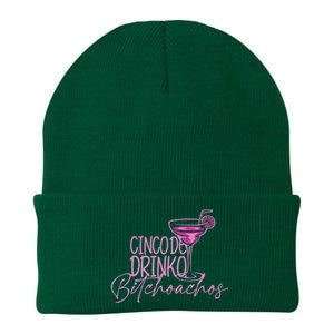 Cinco De Drinko Bitchachos Funny Cinco De Mayo Drinking Knit Cap Winter Beanie