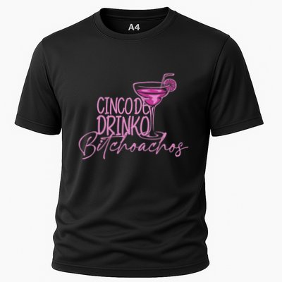Cinco De Drinko Bitchachos Funny Cinco De Mayo Drinking Performance Shirt