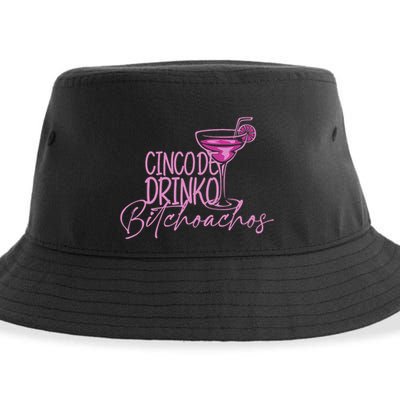 Cinco De Drinko Bitchachos Funny Cinco De Mayo Drinking Sustainable Bucket Hat