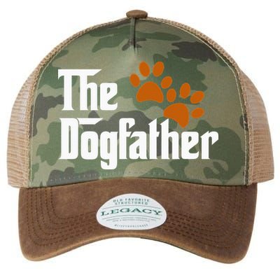 Cool Dog Dad Dog Father The DogFather Legacy Tie Dye Trucker Hat