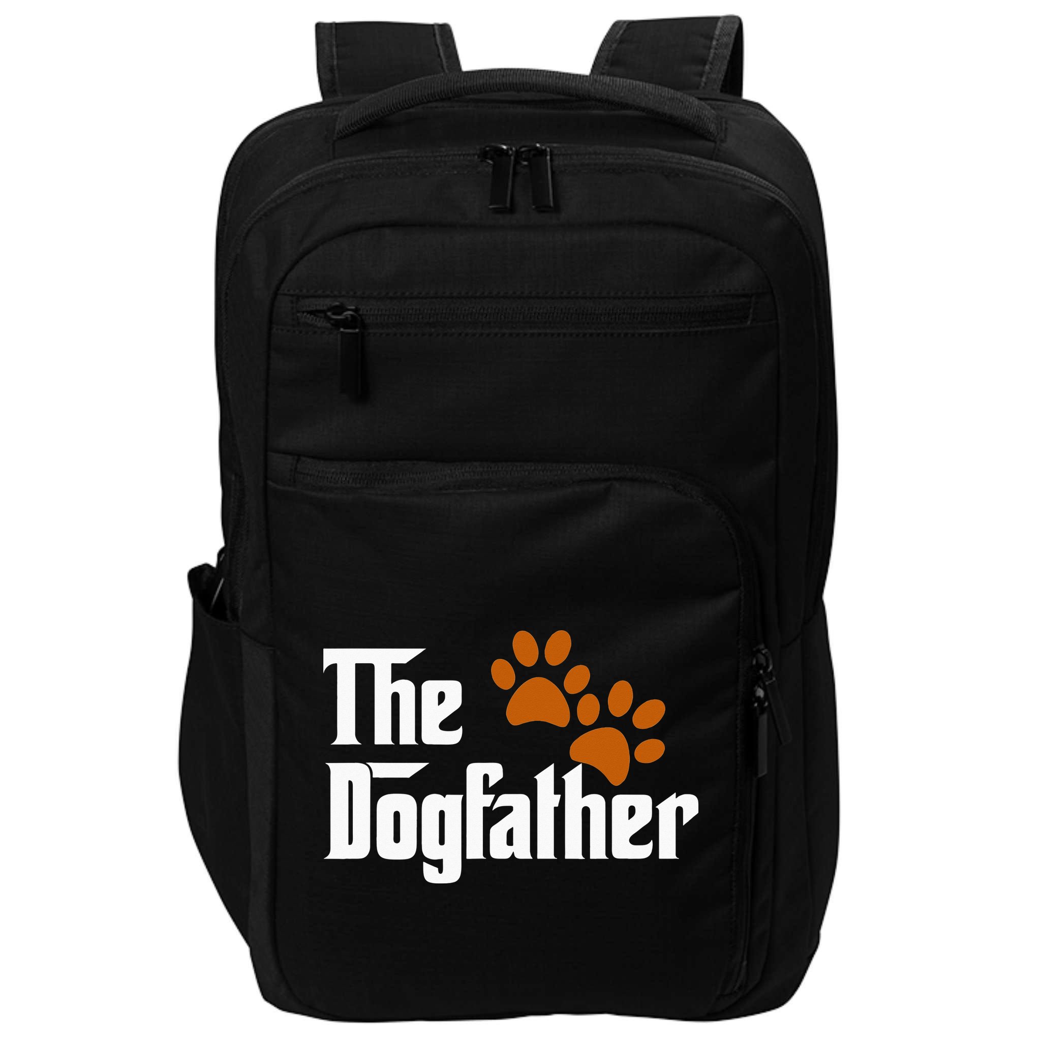 Cool Dog Dad Dog Father The DogFather Impact Tech Backpack