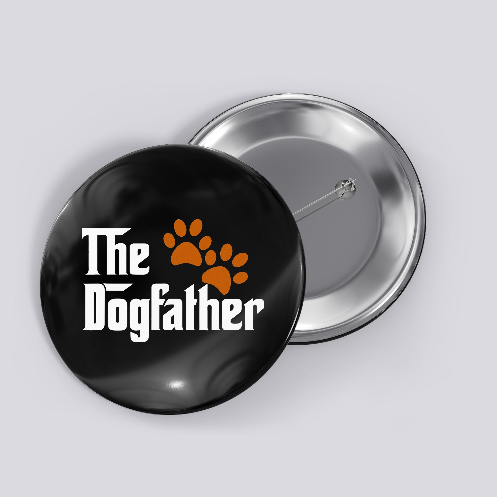 Cool Dog Dad Dog Father The DogFather Button