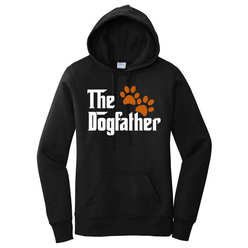 Cool Dog Dad Dog Father The DogFather Women's Pullover Hoodie