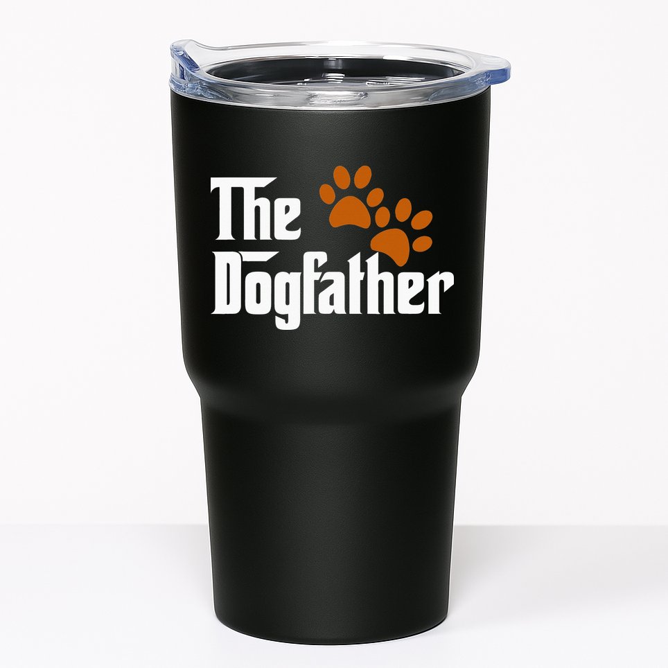 Cool Dog Dad Dog Father The DogFather Tumbler