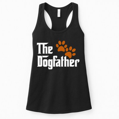 Cool Dog Dad Dog Father The DogFather Womens Tank Top