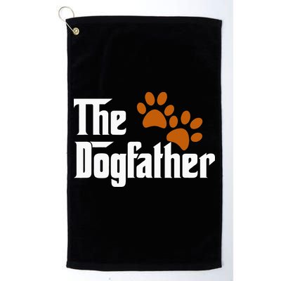 Cool Dog Dad Dog Father The DogFather Golf Towel