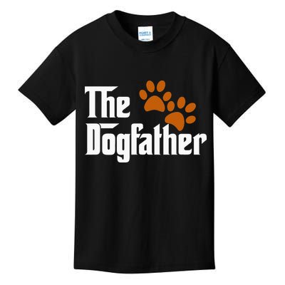 Cool Dog Dad Dog Father The DogFather Kids T-Shirt