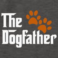 Cool Dog Dad Dog Father The DogFather Vector Backpack