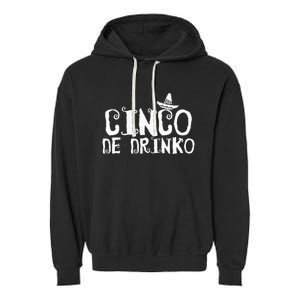 Cinco De Drinko Essential Garment-Dyed Fleece Hoodie