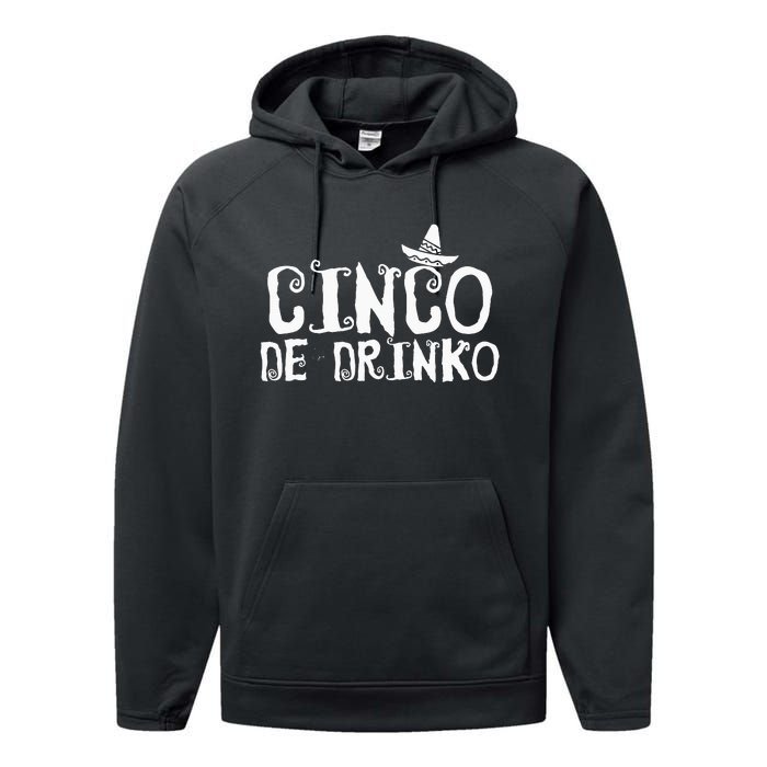 Cinco De Drinko Essential Performance Fleece Hoodie