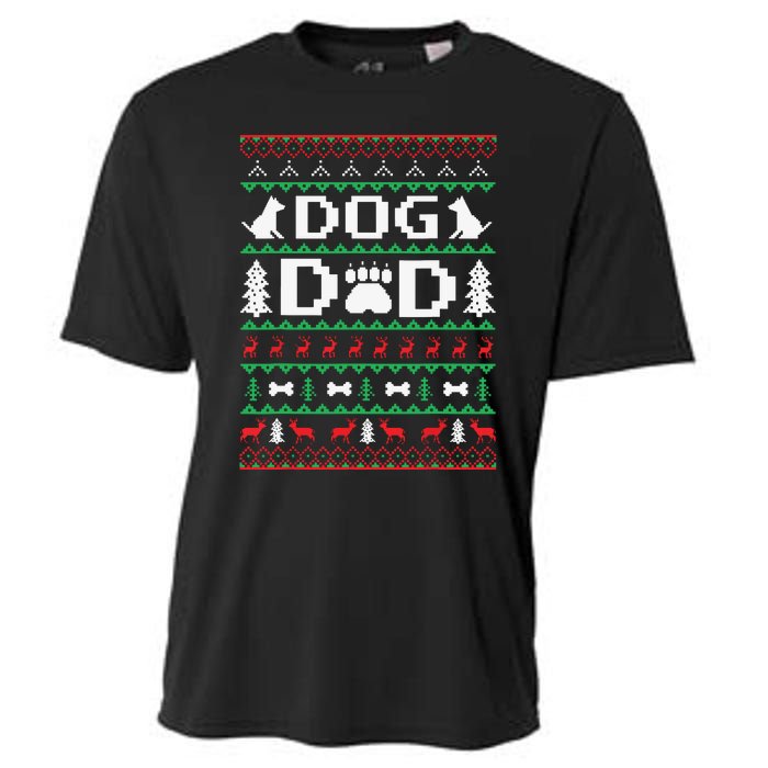 Christmas Dog Dad Shirts For Ugly Xmas Sweater Gifts Dogs Cooling Performance Crew T-Shirt