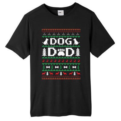 Christmas Dog Dad Shirts For Ugly Xmas Sweater Gifts Dogs Tall Fusion ChromaSoft Performance T-Shirt