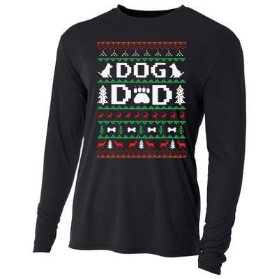 Christmas Dog Dad Shirts For Ugly Xmas Sweater Gifts Dogs Cooling Performance Long Sleeve Crew