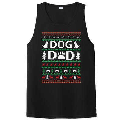 Christmas Dog Dad Shirts For Ugly Xmas Sweater Gifts Dogs PosiCharge Competitor Tank