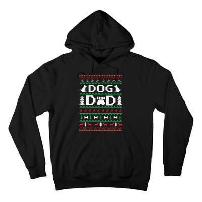 Christmas Dog Dad Shirts For Ugly Xmas Sweater Gifts Dogs Tall Hoodie