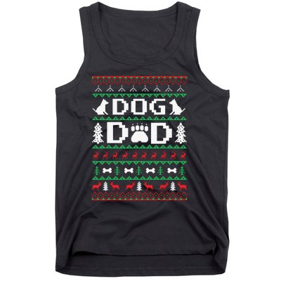 Christmas Dog Dad Shirts For Ugly Xmas Sweater Gifts Dogs Tank Top