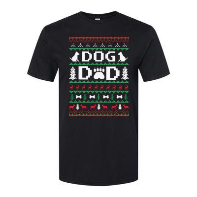 Christmas Dog Dad Shirts For Ugly Xmas Sweater Gifts Dogs Softstyle CVC T-Shirt